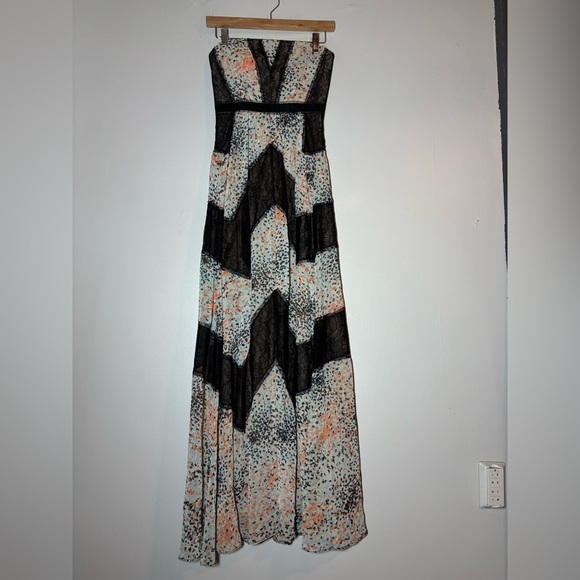 BCBGMAXAZRIA Elle maxi dress strapless dress size 0 - Picture 2 of 5